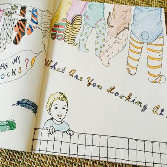 كتاب تلوين للكبار Dear baby - مانديلا - 24 صفحة - الصورة 2