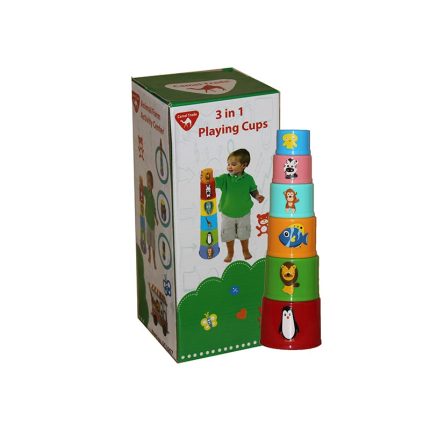 ترتيب اكواب 6 قطع حيوانات