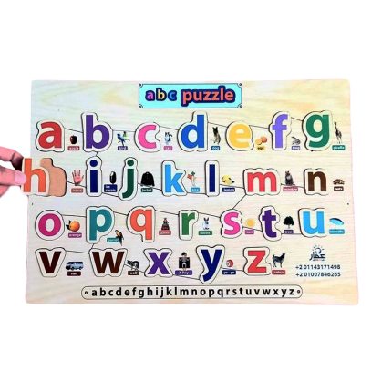 بازل الحروف الانجليزي سمول خشب عمر تويز