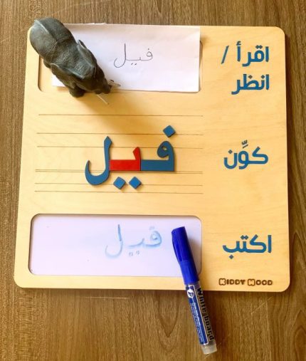 لوحة التكوين والكتابة باللغة العربية