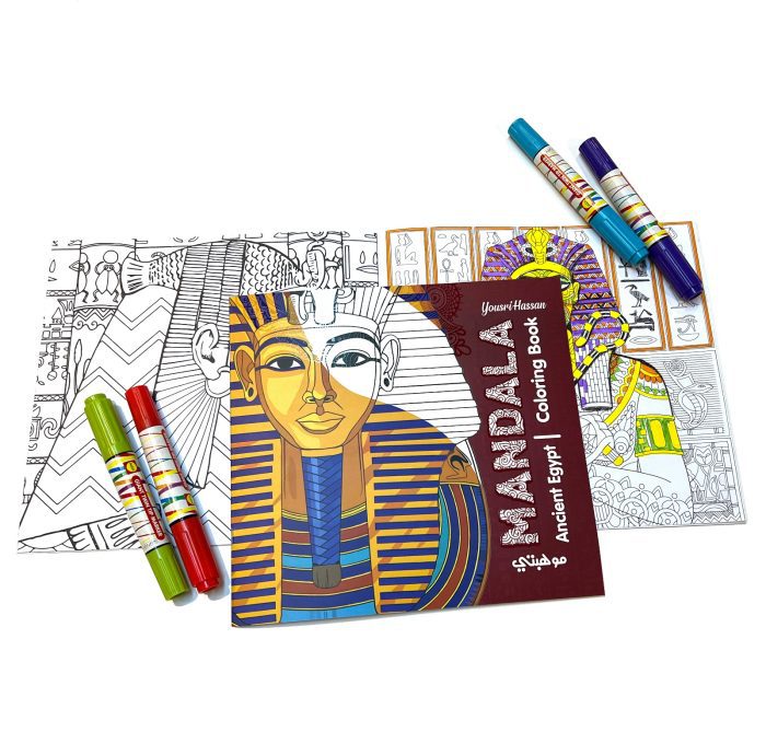 ⁦كتاب تلوين مانديلا مصر القديمة⁩ - الصورة ⁦1⁩